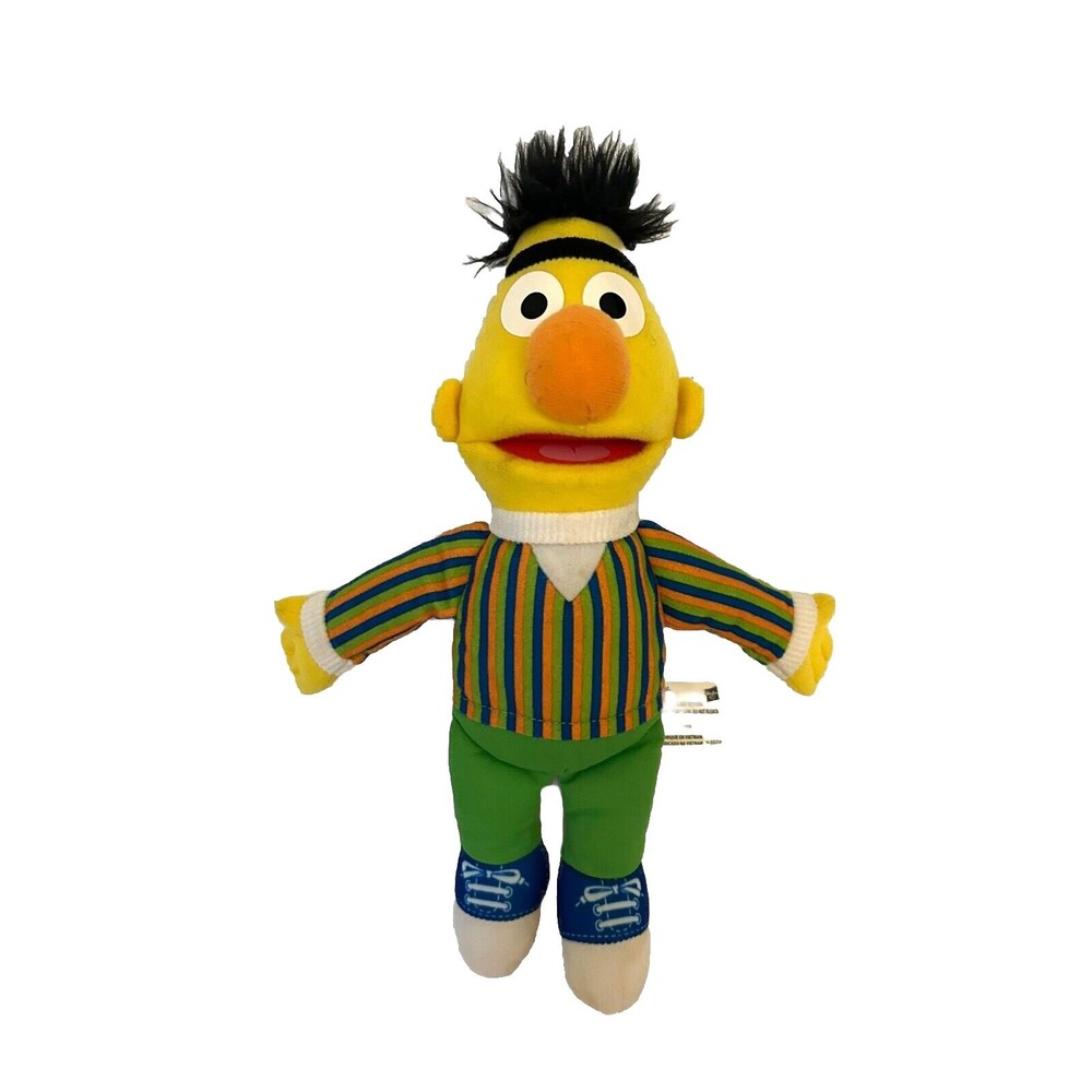Sesame Street Bert Plush Doll Toy 10" Vintage Hasbro 2013